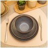 Салатник 630 мл коллекция "glaze collection" цвет:серый меланж мал. уп. = 6 шт мин. партия Lefard (191-225)