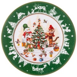 Тарелка закусочная lefard "елка" 21см зеленая Lefard (85-1761)