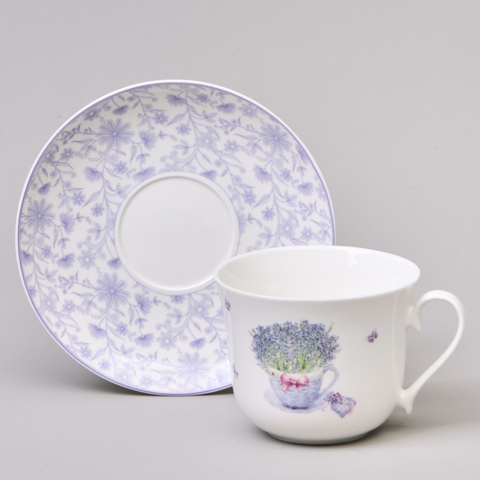 Чайная пара 450 мл лавандовая весна Lefard (87-345)