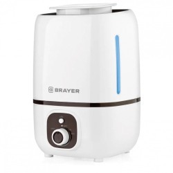 Увлажнитель воздуха BRAYER BR4701 объем бака 3 л 25 Вт арома-контейнер белый 456128 (1) (94143)