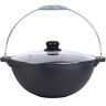 Казан чугун 8 л, крышка, ручка.MB (31164)