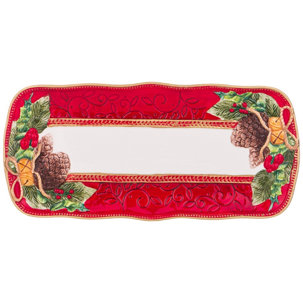 Блюдо lefard "шишки" прямоугольное 35*16,5*2,5 см Lefard (59-717)