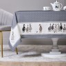 Скатерть "family farm" 160х220см ,100% хлопок, графит , твил, пропитка Lefard (850-747-21)