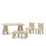 Набор деревянной мебели для домика &laquo;Сделай сам&raquo; Стол и стулья (LB_60906400)
