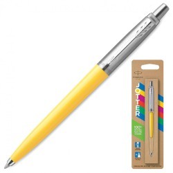 Ручка шариковая Parker "Jotter Orig Yellow" желтый нержавеющая сталь блистер синяя 143862 (1) (89447)