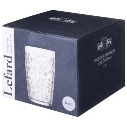 Набор стаканов "blossom" 4 шт/370 мл Lefard (691-155) Набор стаканов "blossom" 4 шт/370 мл Lefard (691-155)