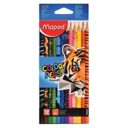Карандаши цветные трехгранные Maped Color'Peps Animals 12 цветов 832212 (65757)