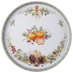 Поднос сервировочный agness "мандарин" 33*2,1 см (898-259) 