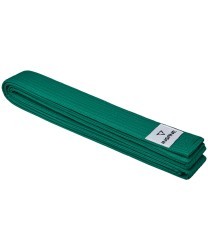 Пояс для единоборств BASE, хлопок/полиэстер, зеленый, 280 см (2108603)