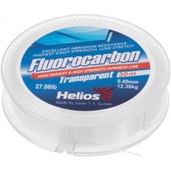 Леска флюорокарбон Helios Fluorocarbon 0,40мм 30м Transparent HS-FCT 40/30 (75764)