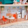 Деревянный кукольный домик "Далия", с мебелью 30 предметов в наборе, свет, звук, для кукол 30 см (65987_KE)