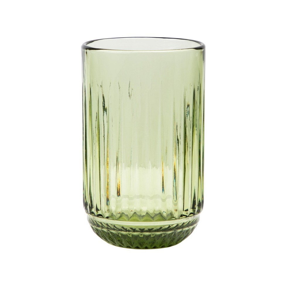 Стакан "lines" green 430мл мал.уп.=6шт Lefard (781-333)