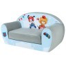 Раскладной бескаркасный (мягкий) детский диван серии "Экшен", Гонщики (PCR320-138)