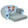 Раскладной бескаркасный (мягкий) детский диван серии "Экшен", Гонщики (PCR320-138)
