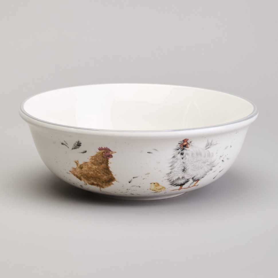 Салатник lefard "funny hens" 21,5*7,5 см 1200 мл Lefard (358-2306)