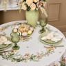 Скатерть круглая "sense" 150см ,зеленый 100%хлопок, твил с пропиткой Lefard (850-753-23)