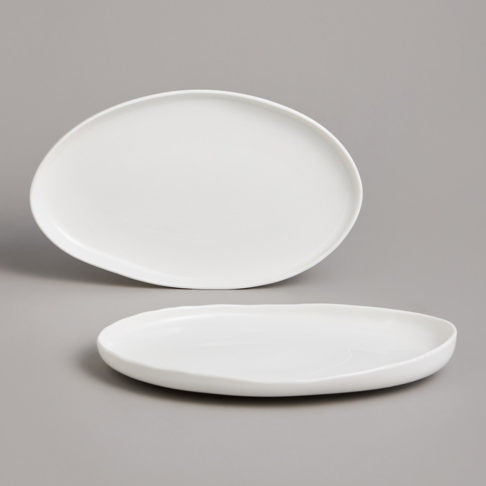 Набор блюд lefard "fashion" овальных 2 шт. 23,5*14*3 см Lefard (761-176)