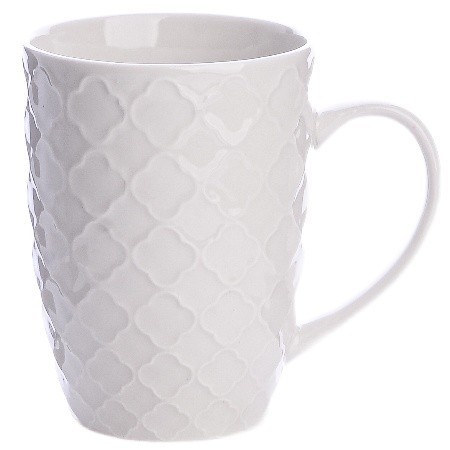 Кружка 340мл с рельефом White LR (9-31352-1)
