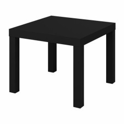 Стол журнальный Лайк аналог IKEA (550х550х440 мм), черный, 641921 (1) (96698)