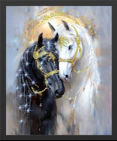 Картина Зеркало души с кристаллами Swarovski (2436)