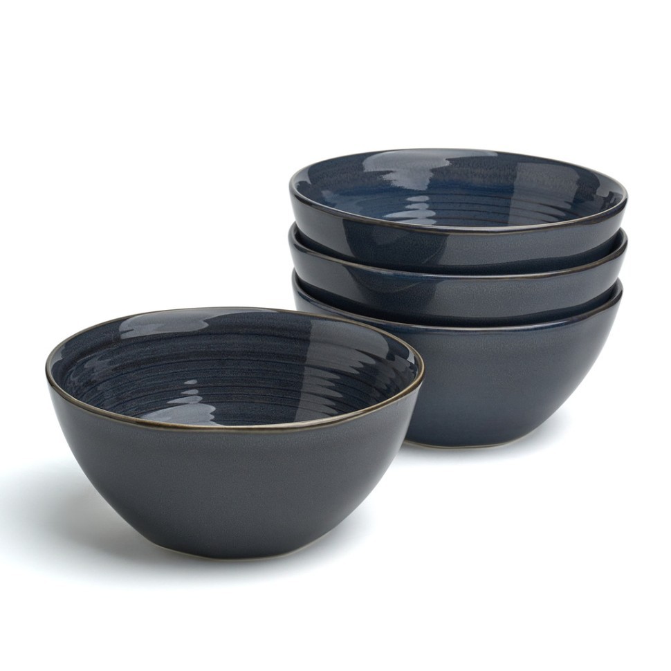 Набор салатников bronco "concept" диаметр= 15,5 см 4 шт. синий Bronco (576-1014)