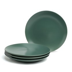 Набор тарелок закусочных bronco "grasses" 4 шт. диаметр=19,5 см Bronco (191-344-1)