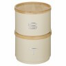 Набор банок agness для сыпучих, 11х16 см, штабелируемые, цвет: ivory Agness (790-402)