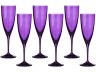 Набор бокалов для шампанского из 6 шт. "kate" 220 мл.высота=23 см. (кор=8набор.) Bohemia Crystal (674-577)