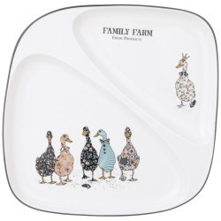 Тарелка обеденная lefard "family farm" 2 секции 26*2,5 см Lefard (263-1345)