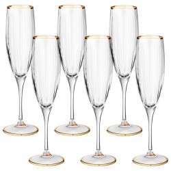 Набор бокалов для шампанского из 6 шт. 200 мл SAME (103-616)