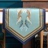 Дорожка "листья мориса"gold stripe   45х215см, 100% хлопок,твил c пропиткой Lefard (850-752-31)