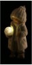 Фигурка с led-подсветкой 12*11*29 см серия "детишки в снегу" (кор=16шт.) Lefard (248-026)