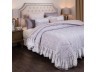 Комплект на кровать из покрывала и 2-х нав "барокко" 250х230,50х70-2шт, серый, 100% пэ SANTALINO (850-903-51)