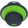 Дуршлаг силикон с ручками, ЗЕЛЕНЫЙ.MB (31489-1)