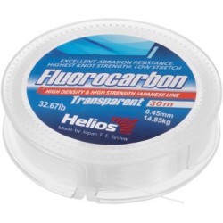 Леска флюорокарбон Helios Fluorocarbon 0,45мм 30м Transparent HS-FCT 45/30 (75765)