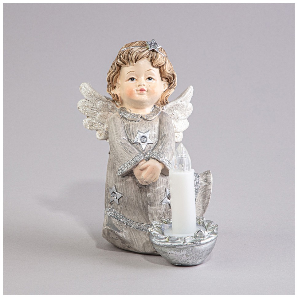 Статуэтка "ангел"с led-подсветкой 8,5х9х13,5 см Lefard (121-142)