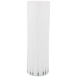 Ваза   "cilindro casandra white"  высота 40см диаметр FRANCO (316-1659)