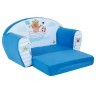 Раскладной бескаркасный (мягкий) детский диван серии "Экшен", Мореплаватель, цвет Лазурь (PCR320-137)