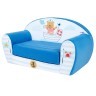 Раскладной бескаркасный (мягкий) детский диван серии "Экшен", Мореплаватель, цвет Лазурь (PCR320-137)