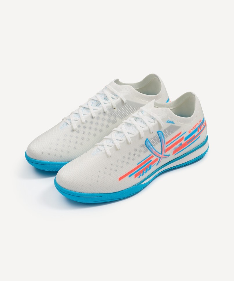 Бутсы зальные JOGEL Evofly IN PRO White/blue (2117971)