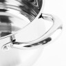 Кастрюля со стеклянной крышкой 20см 3,6л нерж/сталь (2137-1)