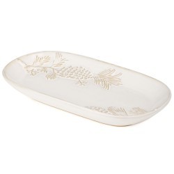 Блюдо сервировочное коллекция "pine cones", 30,2*16*3,1 см Bronco (230-511)