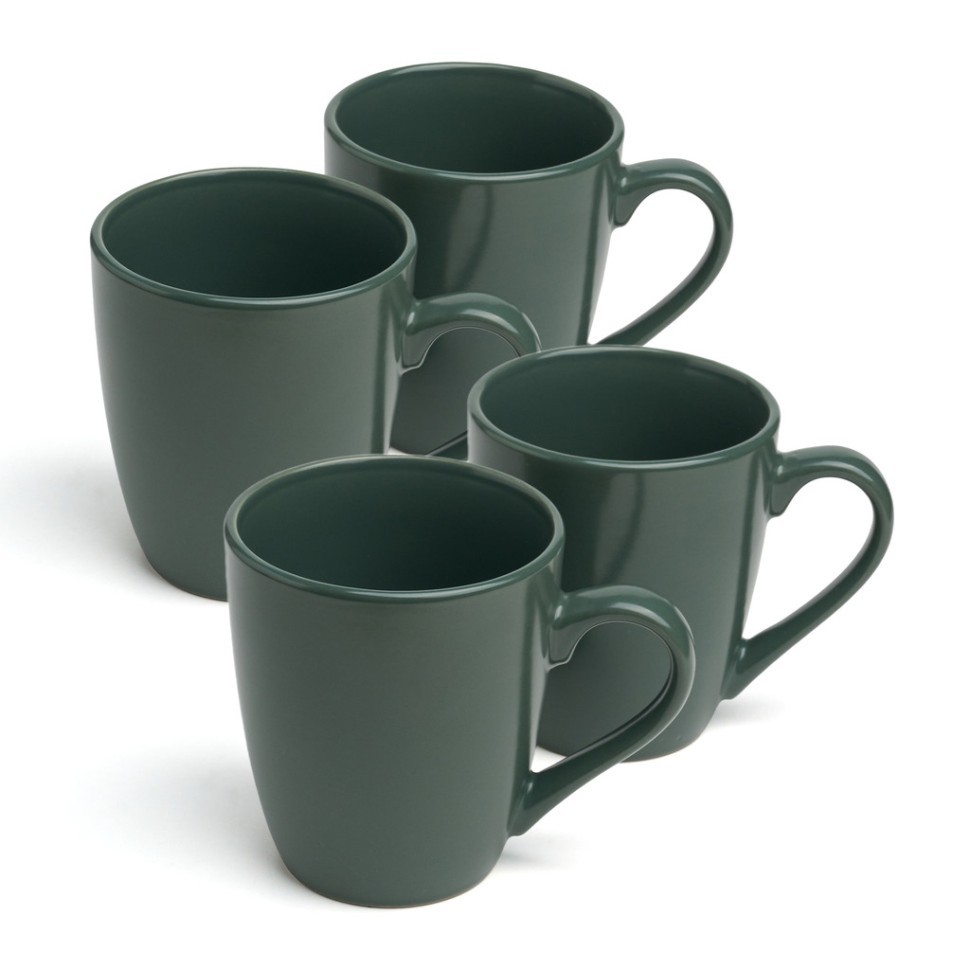 Набор кружек bronco "grasses" 4 шт. 320 мл Bronco (191-345-1)