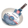 Сковорода с антипригарным покрытием pfluon marble, 26*5 см Agness (902-112)