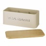 Банка agness для чайных пакетиков, 20,5х9х8 см, цвет: ivory Agness (790-400)