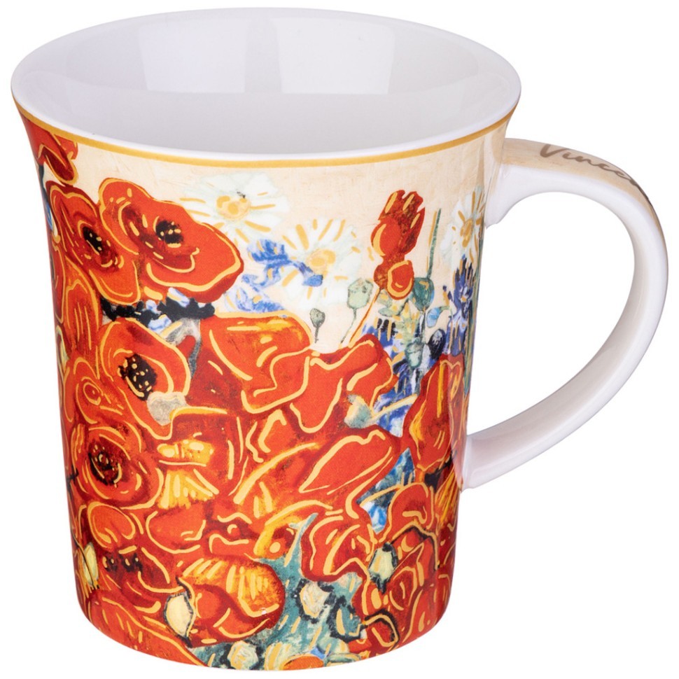 Кружка lefard "маки" (в. ван гог) 420 мл Lefard (104-1004)