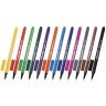 Ручки капиллярные линёры Brauberg Aero 0,4 мм 12 цветов 141525 (2) (86915)