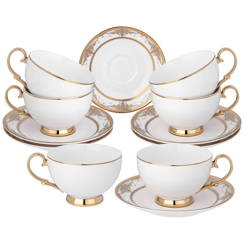 Чайный набор lefard "дворец" на 6 пер. 12 пр. 250 мл Lefard (115-375)