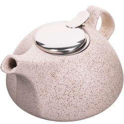 Заварочный чайник керамика БЕЖЕВЫЙ 950 мл LR (28682-3)