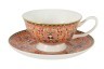 Чашка с блюдцем (оранжевая) Восточный дворец в подарочной упаковке - AL-13861-PIN-CS-ST Anna Lafarg Stechcol